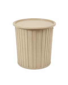 Bay Bend Closed Garden Compost Bin - Beige (synthetic illustration; no displayed measurements)