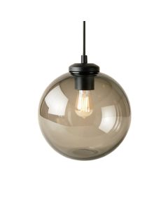 6 '' H Glass Sphere Pendant Shade ( Screw On ) In Smoke (synthetic illustration; no displayed measurements)