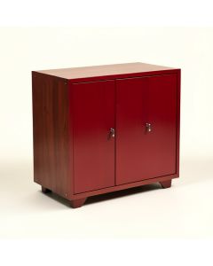 Retro Storage Cabinet (synthetic illustration; no displayed measurements)