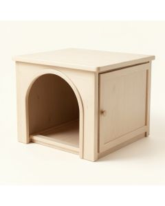 Fern Edge Empty Furniture-Style Litter Enclosure - Beige (synthetic illustration; no displayed measurements)