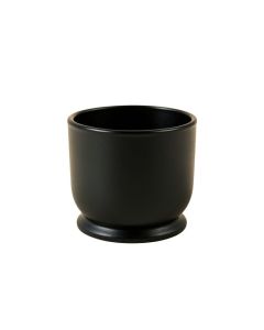 Ash Crest Empty Candle Holder - Black