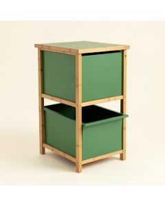 Cedar Arc Freestanding Pull-Out Hamper Cabinet (synthetic illustration; no displayed measurements)