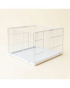 Willow Dale Empty Furniture-Style Pet Crate - White (synthetic illustration; no displayed measurements)