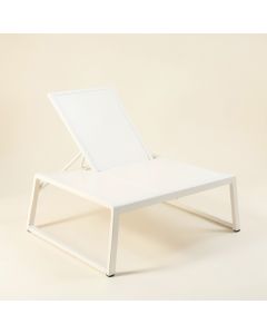 Stone Bridge Outdoor Lounge Chair - White (synthetic illustration; no displayed measurements)