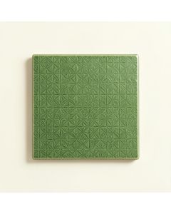Willow Bend Uninstalled Square Decorative Tile - Green (synthetic illustration; no displayed measurements)