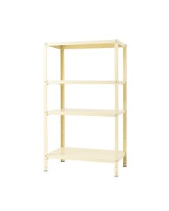 Aspen Bend Empty Seed-Starting Shelving Unit Without Lights - Ivory (synthetic illustration; no displayed measurements)
