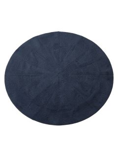 Ash Bridge Round Area Rug - Navy (synthetic illustration; no displayed measurements)