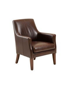 Nuvola Genuine Leather Upholstered Dining Chair (synthetic illustration; no displayed measurements)