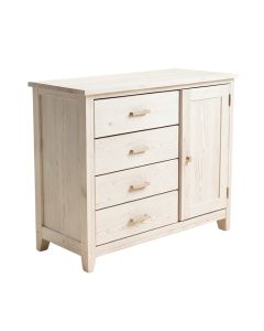 Yakima 60 '' Wide 4 Drawer Rubberwood Sideboard