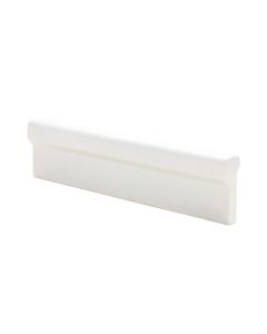 Flexible Polyurethane , Primed White 3 3/8 '' H X 78 '' W X 5/8 '' D Chair Rail (synthetic illustration; no displayed measurements)