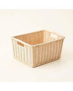 Ash Canyon Empty Storage Basket - Ivory (synthetic illustration; no displayed measurements)