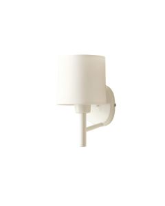 Olive Canyon Wall Sconce Mounted On A Plain Wall - White