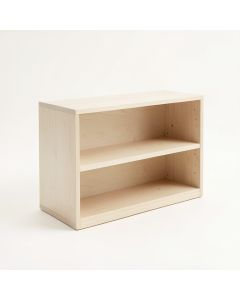 Lake Branch Low Bookcase - Ivory (synthetic illustration; no displayed measurements)