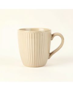 Shore Arc Ceramic Mug - Beige (synthetic illustration; no displayed measurements)
