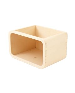Oak Dell Empty Furniture-Style Litter Enclosure - Ivory (synthetic illustration; no displayed measurements)