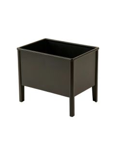 Olive Branch Empty Raised Planter - Black