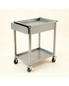 Holly Bluff Empty Rolling Workshop Cart - Gray (synthetic illustration; no displayed measurements)