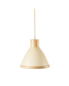 River Branch Pendant Light Suspended From One Plain Cable - Cream