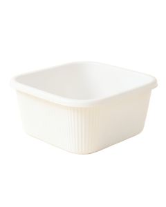 Ridge Bend Empty Storage Basket - White (synthetic illustration; no displayed measurements)
