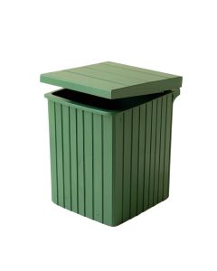 Hazel Bend Closed Garden Compost Bin - Green