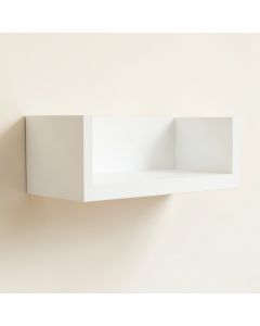 Flint Arc Wall-Mounted Shelf (synthetic illustration; no displayed measurements)