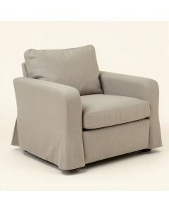 Ryley 53.2 '' Linen Flared Arm Loveseat (synthetic illustration; no displayed measurements)