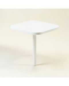 Reed Dale Compact Balcony Table - White (synthetic illustration; no displayed measurements)
