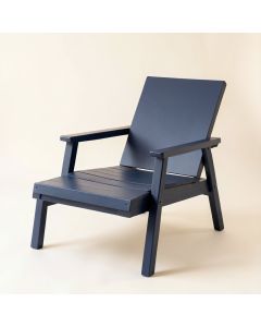 Reed Bend Outdoor Lounge Chair - Navy (synthetic illustration; no displayed measurements)