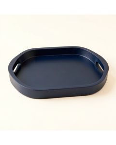 Briar Bend Serving Tray - Navy (synthetic illustration; no displayed measurements)