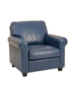 Pranzal 64 '' Leather Match Tuxedo Arm Loveseat