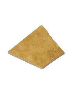 Ledger Random Sized Slate Mosaic Tile In Amber Gold