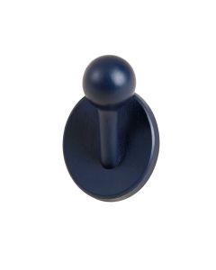 Sage Branch Wall-Mounted Robe Hook - Navy
