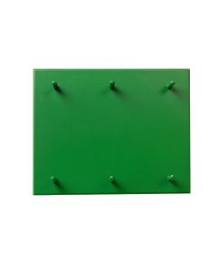 Cove Bridge Empty Wall-Mounted Tool Organizer Panel - Green (synthetic illustration; no displayed measurements)