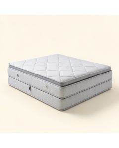 Perfect Sleeper 13.75 '' Firm Pillow Top Hybrid Mattress And Box Spring Set (synthetic illustration; no displayed measurements)