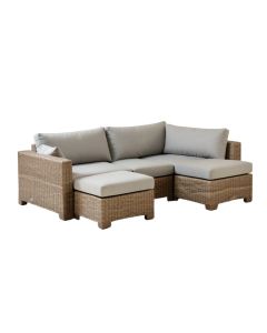 Trappe 4 Piece Sofa Seating Group Set With Cushions