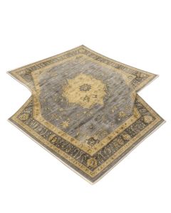 Mystic Modern Vintage Southwestern Gold/Gray Area Rug (synthetic illustration; no displayed measurements)
