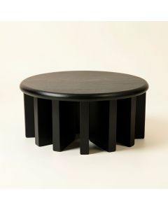Vale Arc Shoe Storage Bench - Black (synthetic illustration; no displayed measurements)