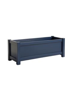 Vale Crossing Narrow Outdoor Storage Bench - Navy (synthetic illustration; no displayed measurements)