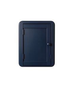 Hill Brook Wall-Mounted Laundry Cabinet - Navy (synthetic illustration; no displayed measurements)