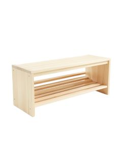 Glen Crest Shoe Storage Bench - Ivory (synthetic illustration; no displayed measurements)