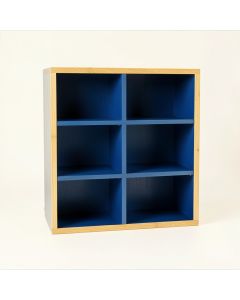 Ridge Branch Empty Mug-Storage Cabinet Insert - Blue (synthetic illustration; no displayed measurements)