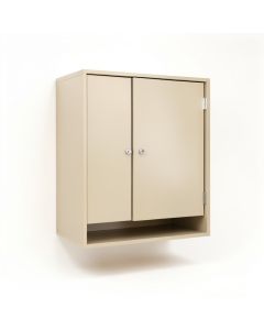 Wren Crest Wall-Mounted Laundry Cabinet - Beige (synthetic illustration; no displayed measurements)