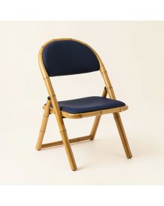 Ridge Bend Folding Outdoor Chair - Navy (synthetic illustration; no displayed measurements)