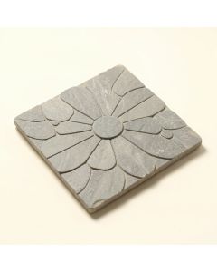 Carrera Daisy Flower 12 '' X 12 '' Natural Stone Mosaic Sheet Tile (synthetic illustration; no displayed measurements)