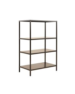 Duru 70.86 '' H X 39.37 '' W Iron Etagere Bookcase (synthetic illustration; no displayed measurements)