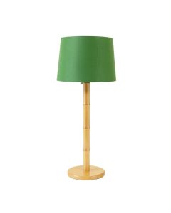 Aspen Arc Floor Lamp With A Plain Fabric Shade