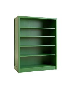 Aspen Field Freestanding Bookcase - Green (synthetic illustration; no displayed measurements)