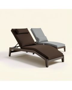 Crispin 79 '' Long Reclining Chaise Lounge Set (synthetic illustration; no displayed measurements)