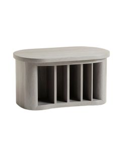 Dawn Bluff Shoe Storage Bench - Gray