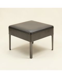 Reese 15.5 '' Velvet Square Standard Ottoman (synthetic illustration; no displayed measurements)